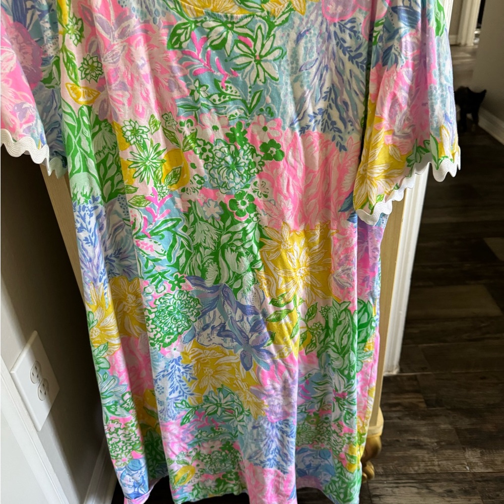 Lilly Pulitzer Pastel Floral Dress Size XL